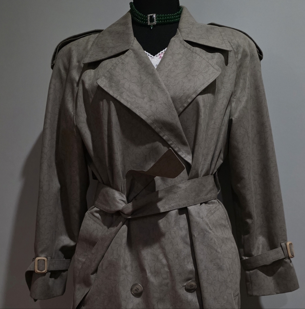 London Fog Women's Taupe Trench Coat